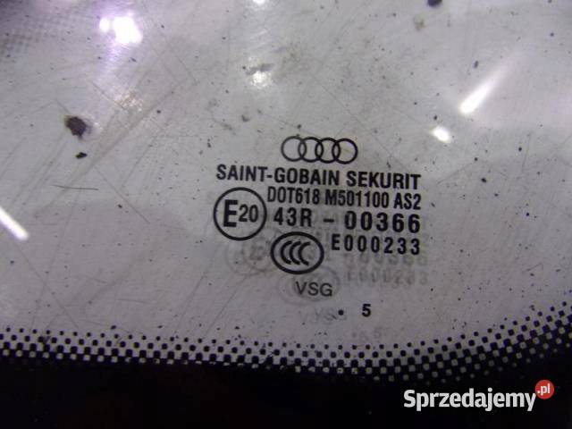 SZYBA KAROSERYJNA PRAWY TYŁ AUDI A8 D3 4E0 sprzedam