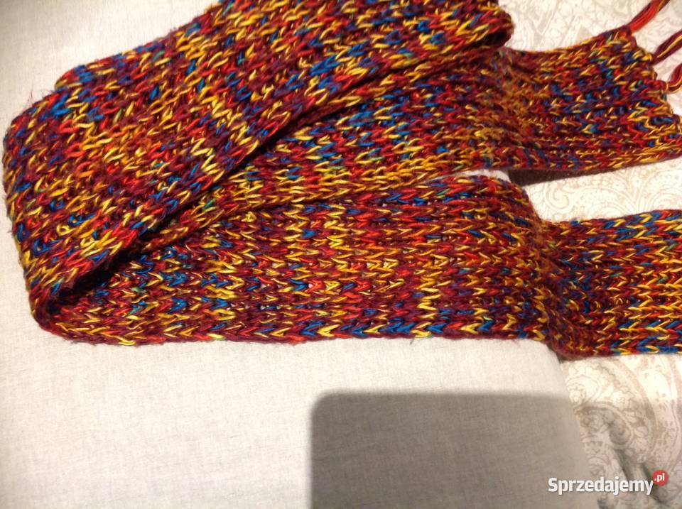 Długi Szalik Szal wełniany Damski Dla kobiet lubuskie Nowa Sól