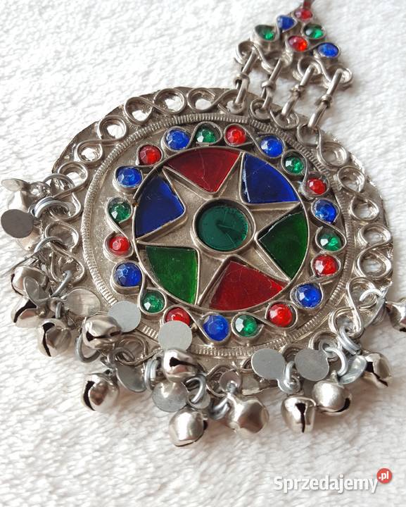 Duże okrągłe kolczyki afgańskie orient boho Szczecin