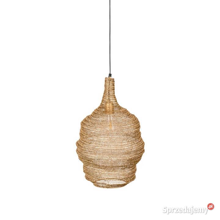 Lampa wisząca mosiężna siatka kokon Nest cocoon mazowieckie Warszawa