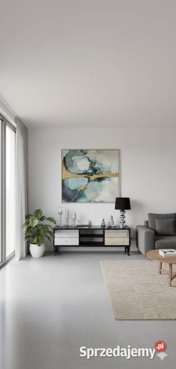 Komoda Lustrzana 140 Czarny Glass Cichy Domyk