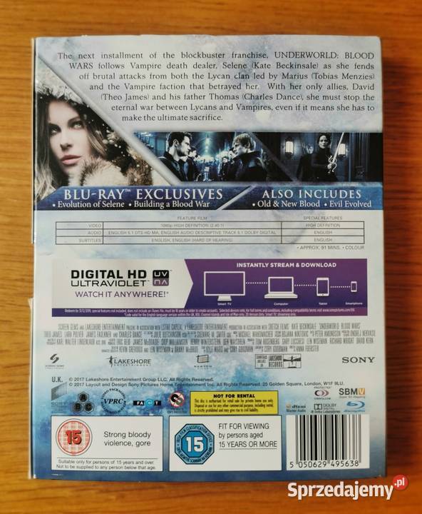 Underworld Blood Wars Underworld Więzy Krwi Ozorków