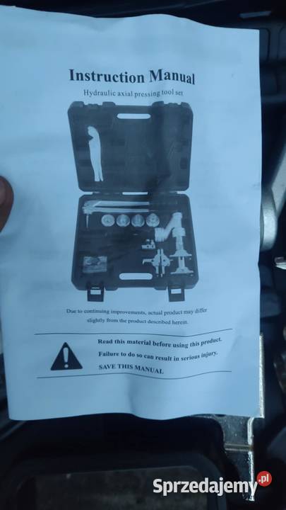 Zestaw hydraulicznych szczypiec do zaciskania Książ Wielkopolski sprzedam