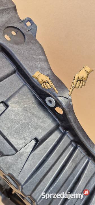 VW GOLF VI 6 PAS PRZEDNI WZMOCNIENIE CZOŁOWE Wzmocnienia, belki i wsporniki Bieleń