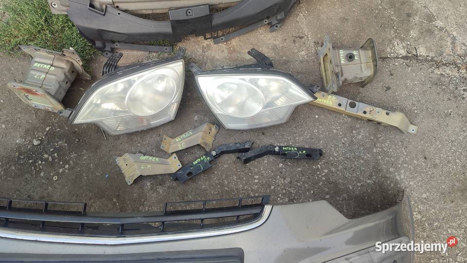 OPEL ANTARA ZESTAW MASKA ZDERZAK LAMPY CHŁODNICE Włoszczowa