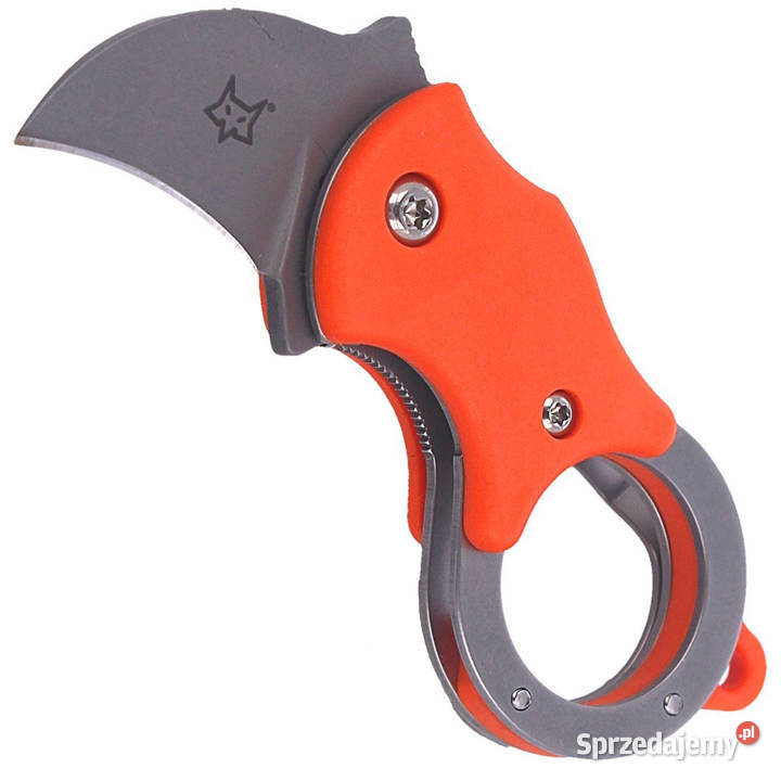 Nóż składany FOX Karambit MiniKA FRN Orange Bead Warszawa