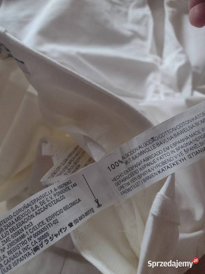 38M ZARABiałe spodnie kuloty spodenki rybaczki Zara małopolskie Kraków
