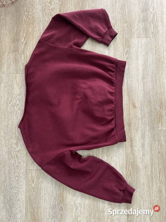 Bluza XS bluza odkryte ramiona czerwony Wyszków