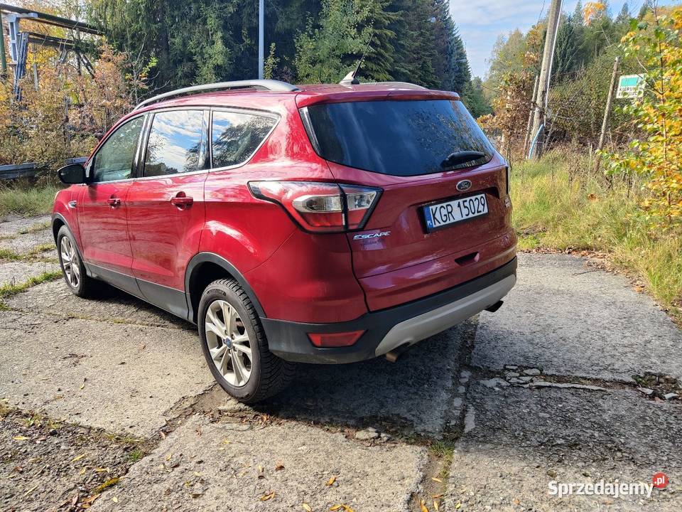 Ford Escape Kuga 2018 bordowy małopolskie