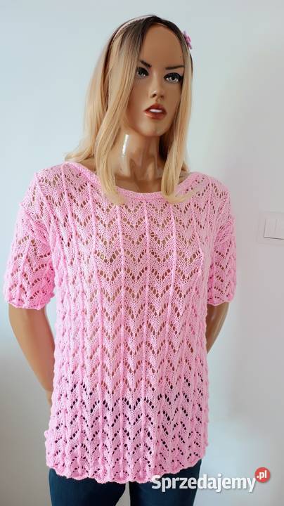Sweterek ręcznie robiony na drutach Moda i Styl Ostrów Wielkopolski