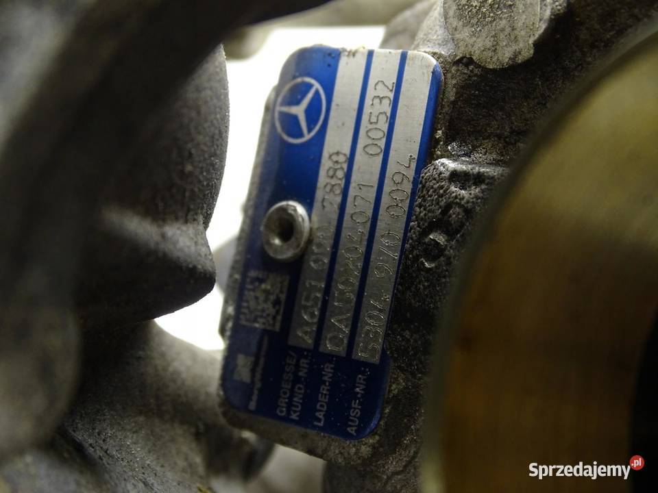 TURBOSPRĘŻARKA A6510906780 BITURBO 22 CDI osobowe małopolskie