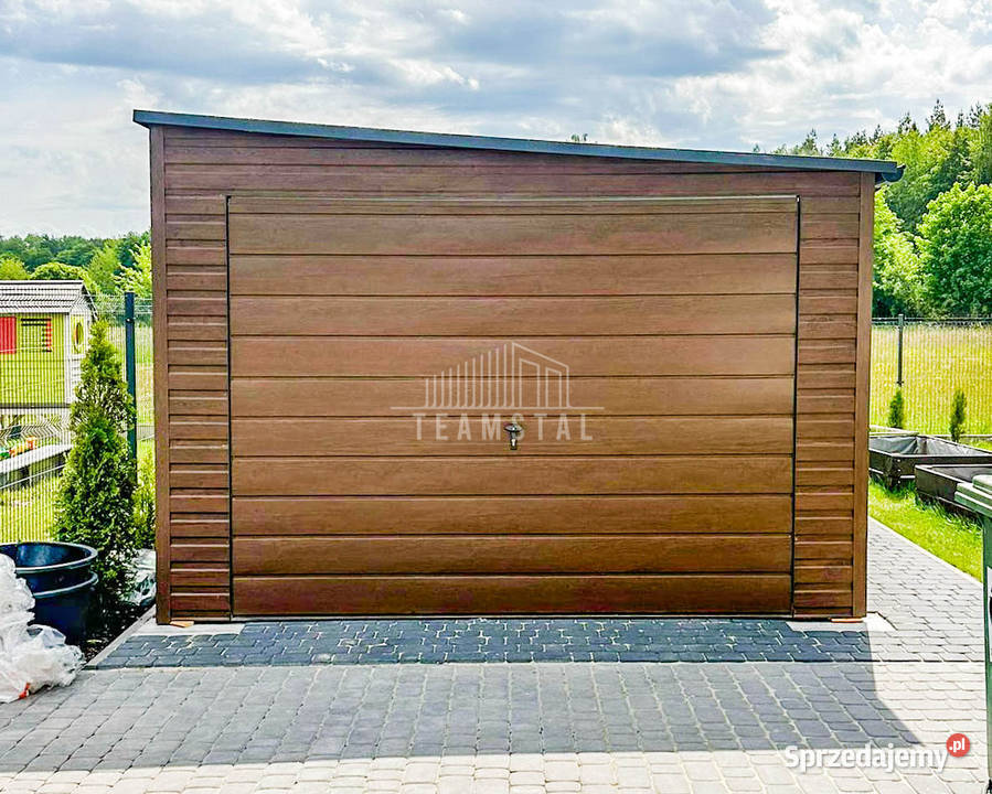 Garaż Blaszany 35x8m Wiata 1m Brama Uchylna Busko-Zdrój