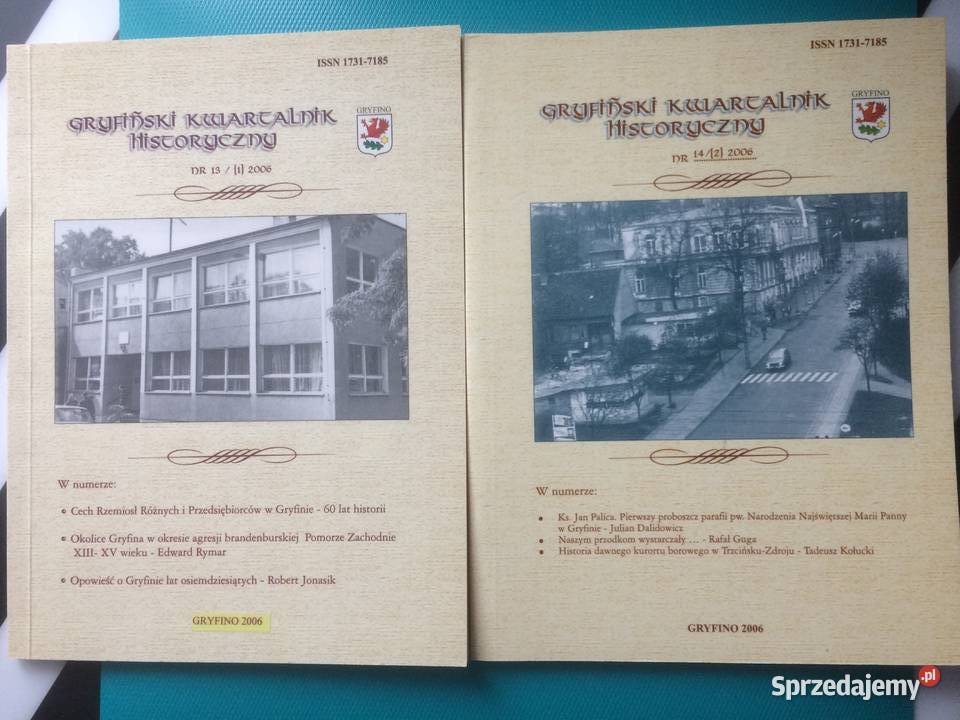 3520 Gryfiński Kwartalnik Historyczny zachodniopomorskie Szczecin
