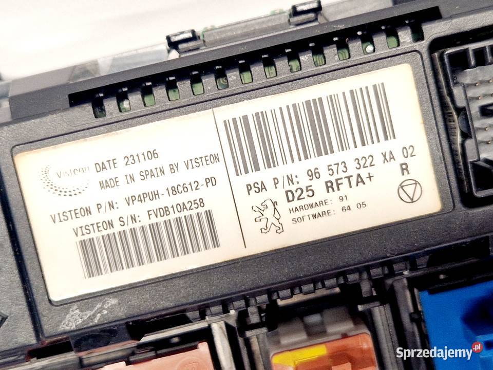 PANEL STEROWANIA NAWIEWU KLIMATYZACJI PEUGEOT osobowe Poznań sprzedam