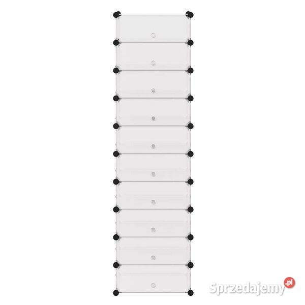 vidaXL Szafka na buty 10 przegród białaSKU244919 Na buty Warszawa sprzedam