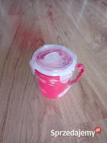 Kubek z pokrywką na zupę do mikrofalówki 650 ml Chorzów