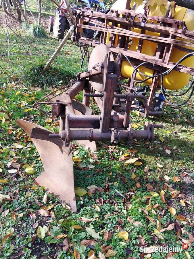 Pług Dwuskibowy Unia Grudziąc Stan Wzorowy Ursus Pługi wielkopolskie Śmigiel