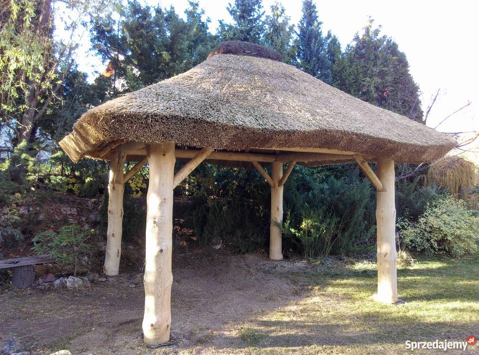trzcinadach trzcinowy strzecha altana dolnośląskie Trzebnica