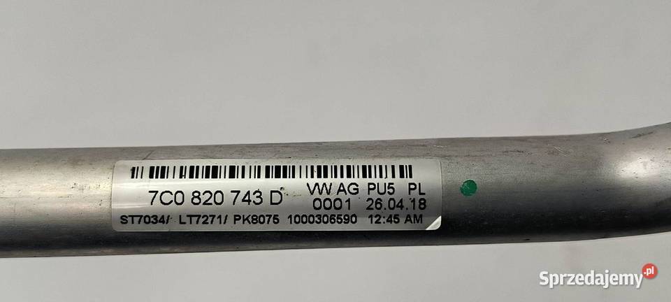 PRZEWÓD KLIMATYZACJI VOLKSWAGEN CRAFTER II 7C