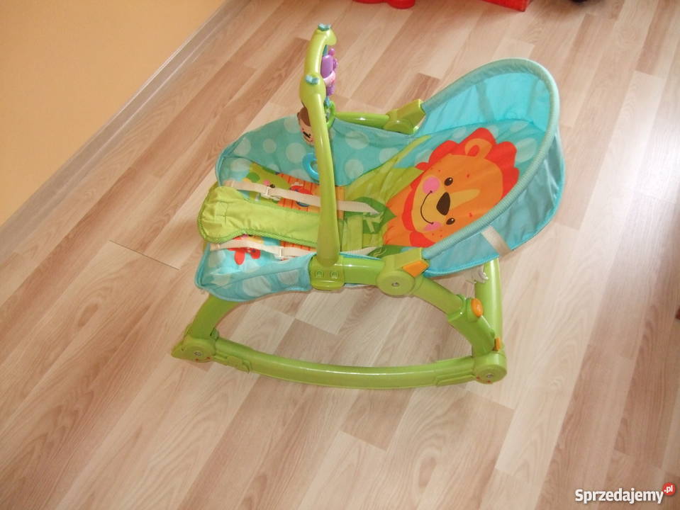 Bujaczek Leżaczek Fisher z wibracjami Fisher Price Dla niemowląt Stęszew