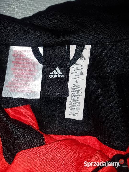 SM ADIDAS Czarno pomarańczowa bluza sportowa Kraków