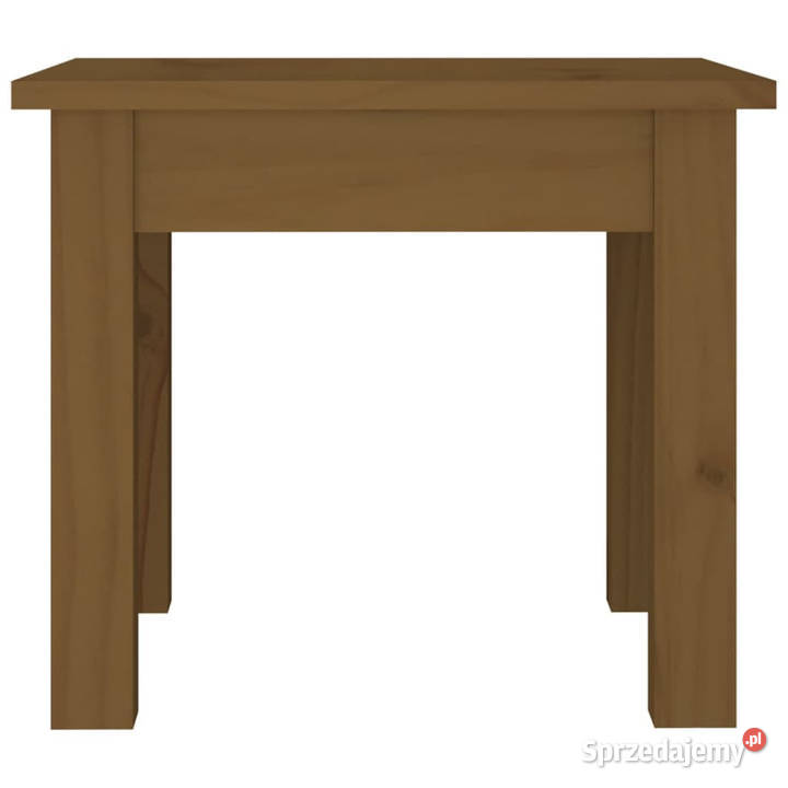 Stolik kawowy miodowy brąz 35x35x30 lite drewno Warszawa