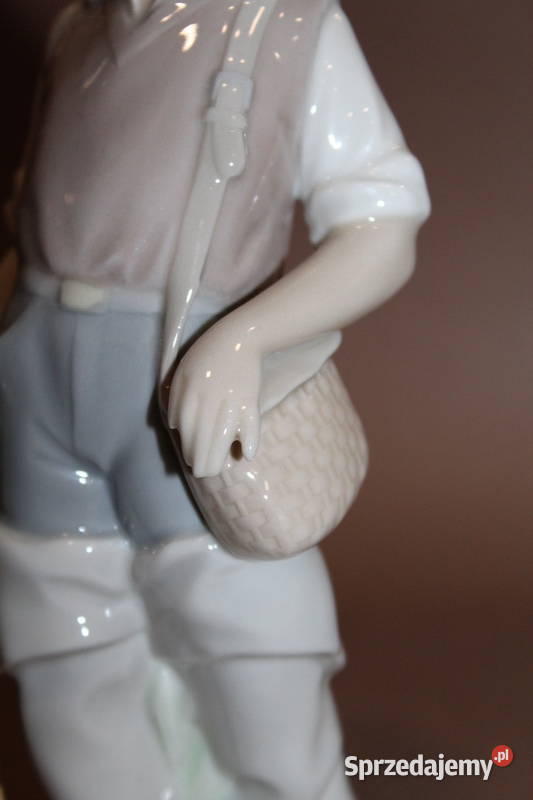 Figurka pasterza Lladro 165 Porcelana i szkło Szczecin