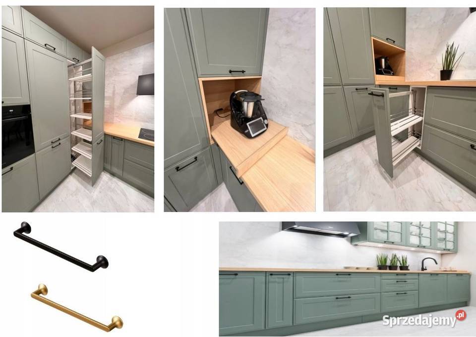 KUCHNIA W KOLORZE SZAŁWII KUCHNIA MODUŁOWA MEBLE Brzeg sprzedam