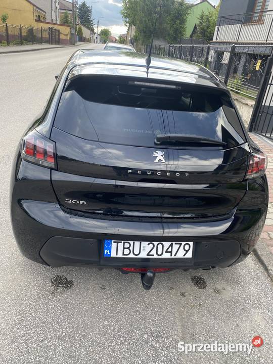 Peugeot 208 II 12 PureTech 75 2021 manual czarny światła LED Stopnica