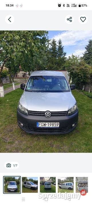 Volkswagen Caddy 16Tdi 2012 Brzozowiec