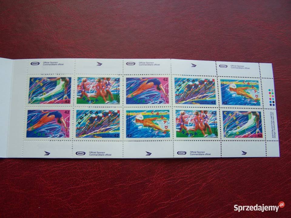 Kanada 1992 MNH Karnet Sport Olimpiada Barcelona Filatelistyka Tychy