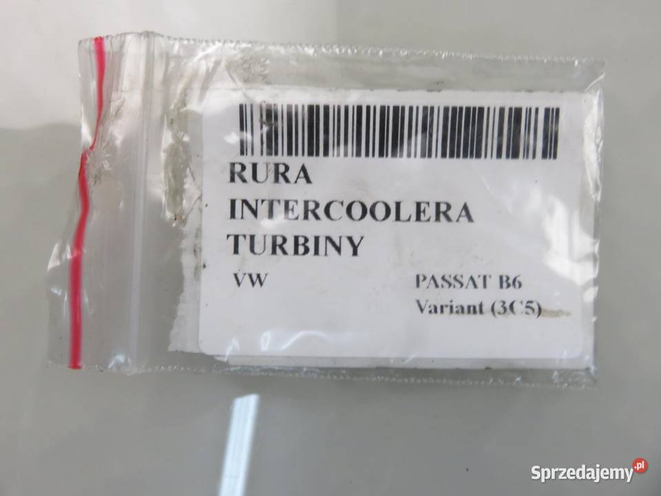 RURA INTERCOOLERA VW PASSAT B6 20 TDI