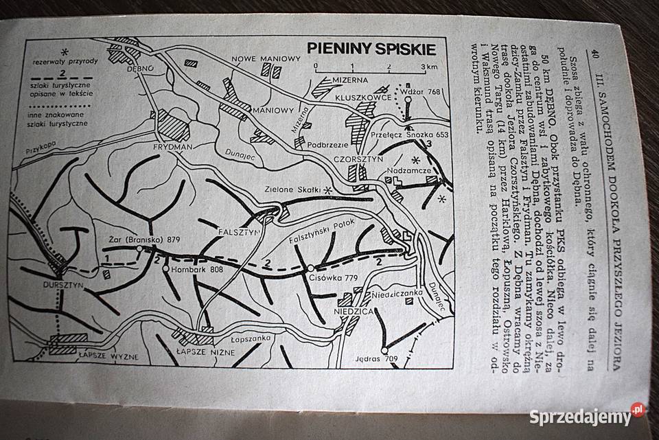 Szlaki Pienin Przewodnik turystyczny PTTK 1980 Chełmno sprzedam