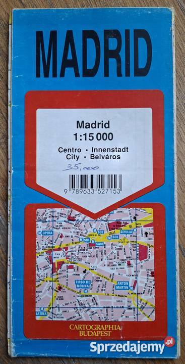 Madrid 115 000 plan miasta Kraków sprzedam