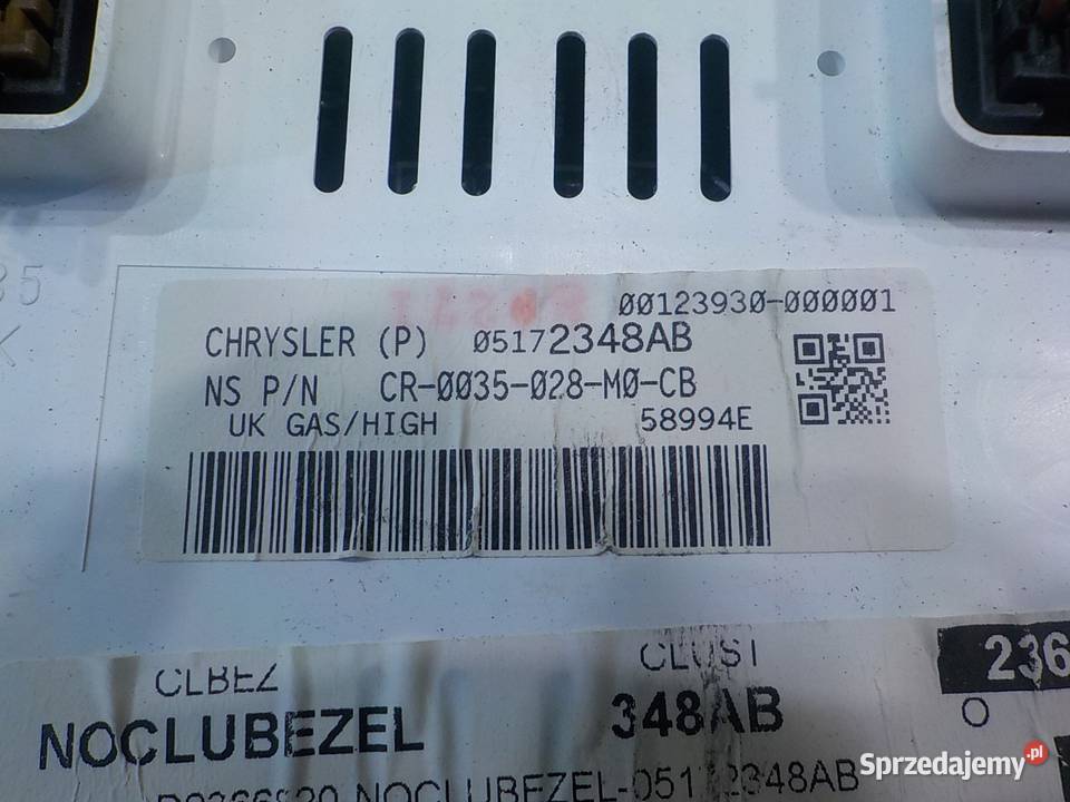 JEEP PATRIOT 24 B AUT 09r SUV 5D licznik zegary Liczniki i zegary Suków