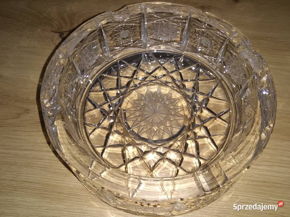 Popielnica kryształowa lubelskie Lublin