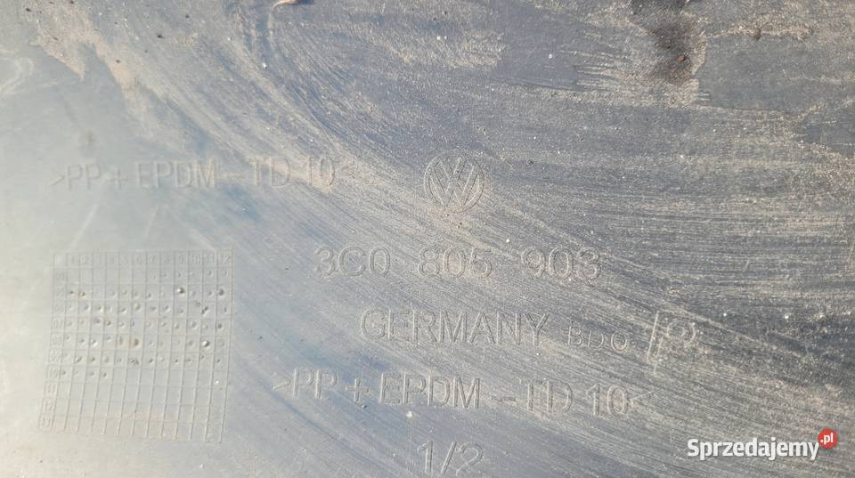 SPOILER DOKŁADKA ZDERZAKA PRZOD VW PASSAT B6 Ruda Śląska sprzedam