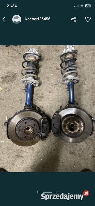Amortyzator zwrotnica prawa i lewa przednia Części samochodowe Rawicz sprzedam