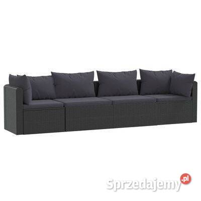 vidaXL 4częściowa sofa ogrodowa poduszki rattan Warszawa