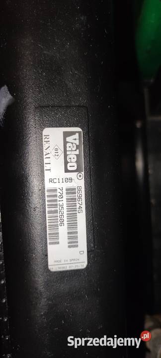 Chłodnica wody Megane 1 Scenic 1 Warszawa