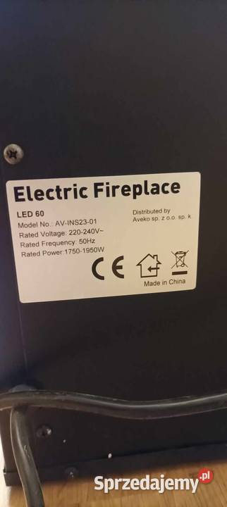 Kominek elektryczny LED 60 wkład