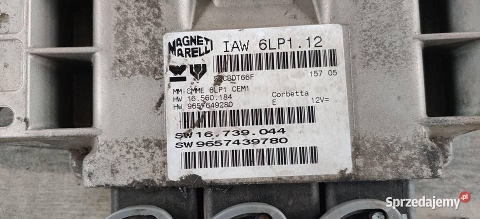 STEROWNIK SILNIKA KOMPUTER PEUGEOT 407 2005 IAW Gliwice