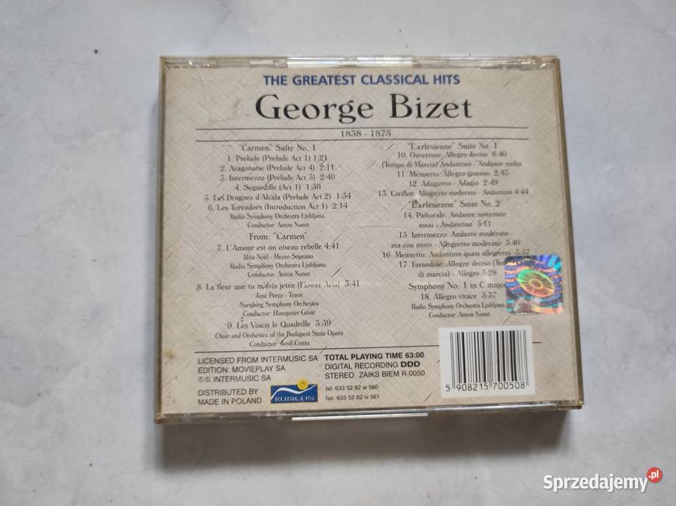 Butterfly Collection Bizet Carmen cd muzyka Kielce
