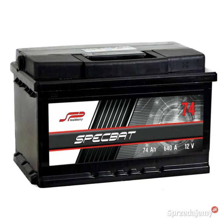 Akumulator SPECBAT 74Ah 640A EN PRAWY PLUS Malbork