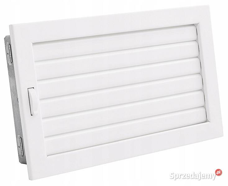 Kratka Ventlab z żaluzją ruchomą biała 325x170 Pozostałe