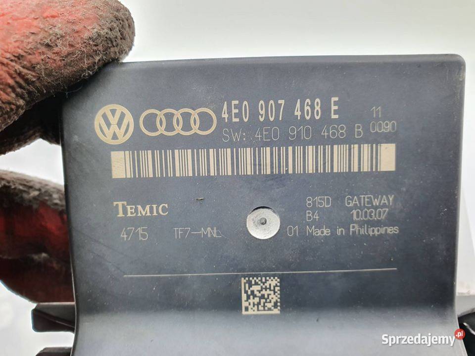 MODUŁ AUDI A8 D3 4E0910468B Lipno