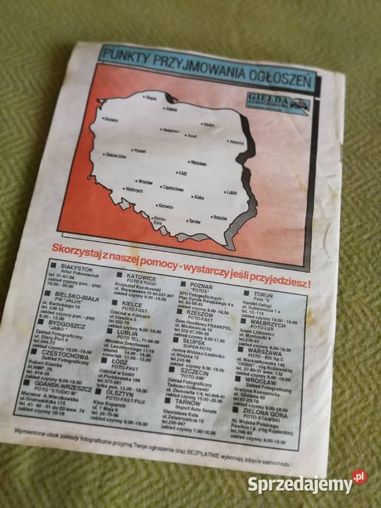 Gazeta Giełda Samochodowa 1992 r Vintage Retro Szczecin sprzedam