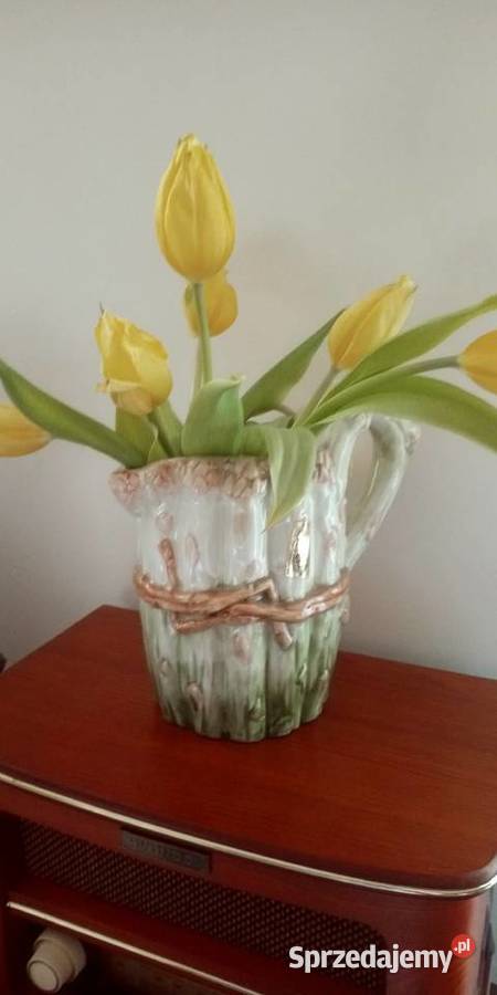 Dzbanki BASSANO Ceramika Szparagi odcienie zieleni Gniezno