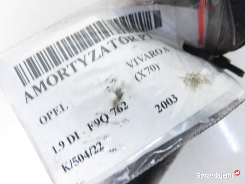 AMORTYZATOR TYŁ OPEL VIVARO A