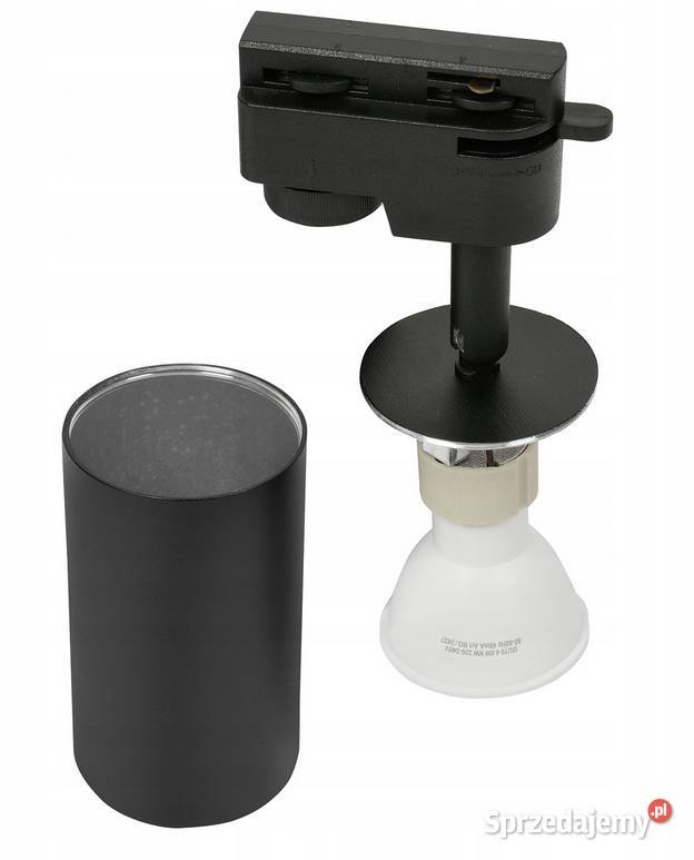 Zestaw Szynoprzewód Szyna GU10 LED CZARNY